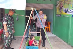 Cegah Stunting, Babinsa Pasirkidul Bantu Posyandu