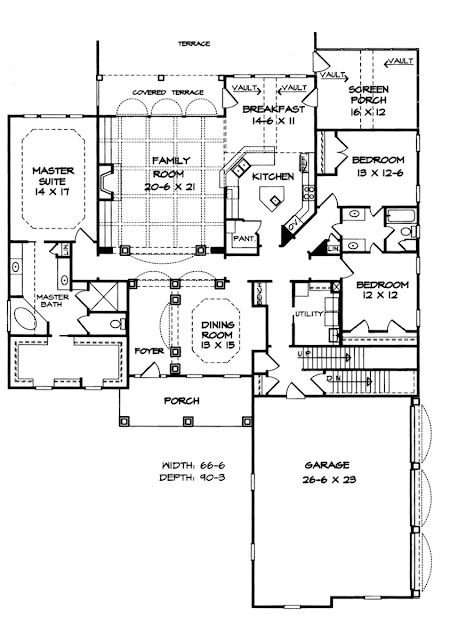 Craftsman style house plans with basement