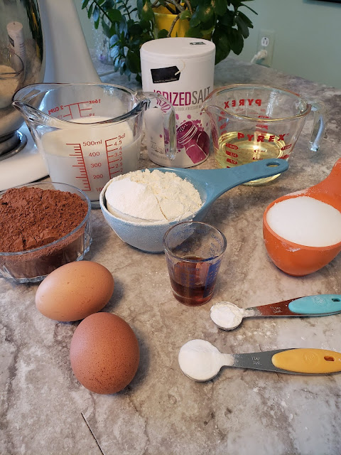 one bowl chocolate cake ingredients