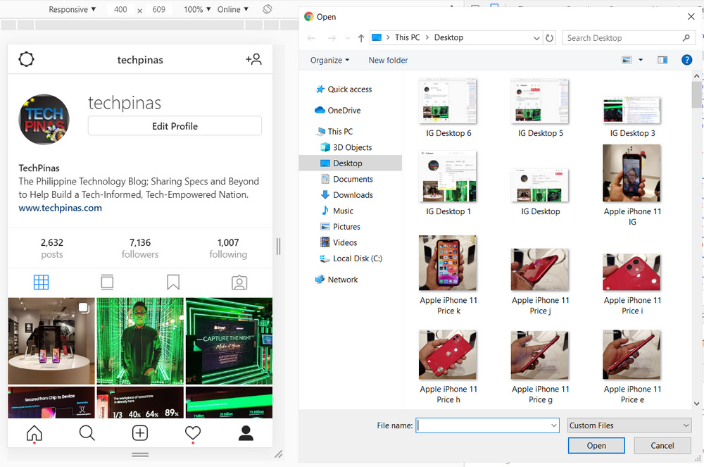 How to Upload Photos on Instagram From Laptop or Desktop ...