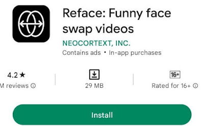 reface photo face change app