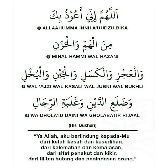 Amalkan Doa Ini Untuk Permudahkan Menyelesaikan Masalah Diri Sendiri, doa untuk hindar malas, doa untuk hilangkan hutang, doa untuk buang rasa gelisah