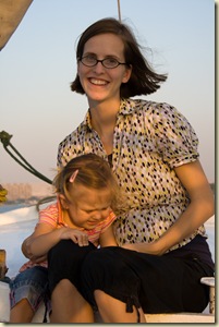 Sunset felucca ride on the Nile