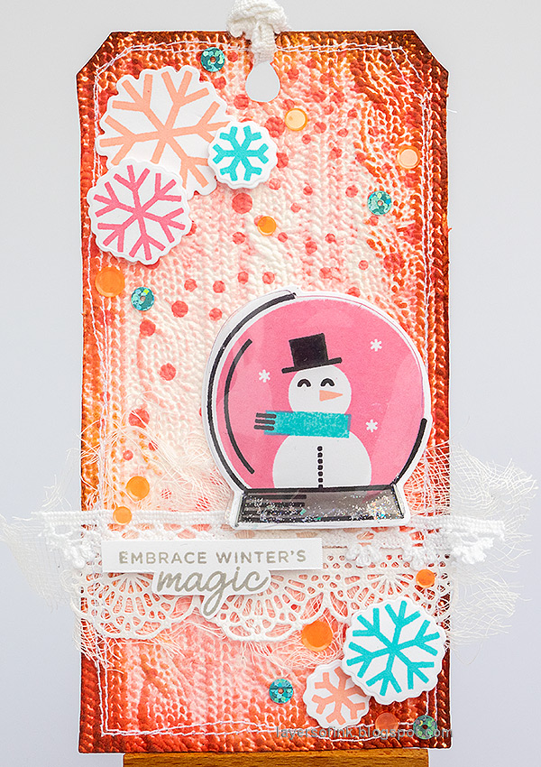 Layers of ink - Christmas Sweater Tag Tutorial by Anna-Karin Evaldsson.