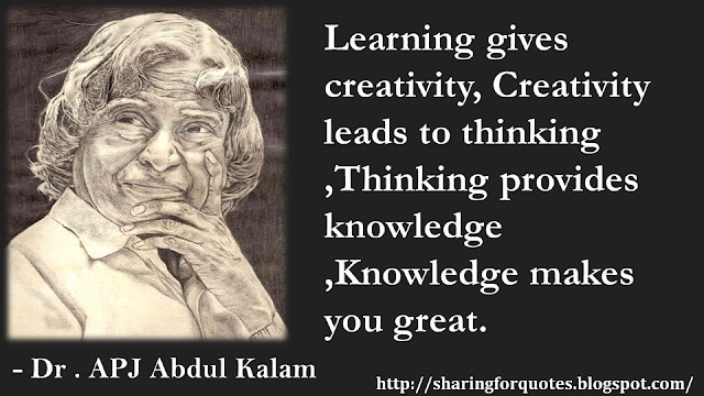 APJ abdul Kalam Inspirational Quotes  - 06 | Sharing for Quotes