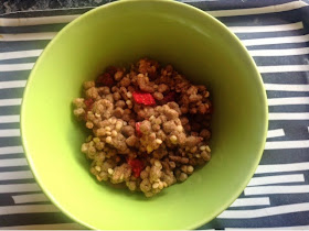 Red Berry Crunch all bran cereal bowl.