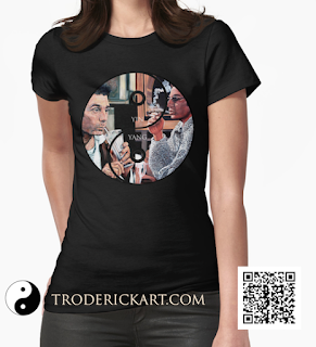 Cosmo Kramer Yin & Yang ladies t shirt  by Boulder artist Tom Roderick