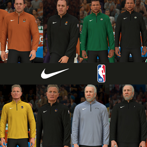 Coaches Wearing Jackets V1.0 by Looyh | NBA 2K24