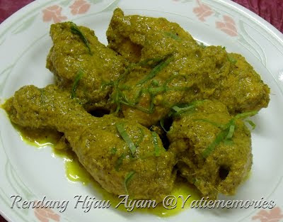 Sinar Kehidupanku**~::: Rendang Hijau Ayam