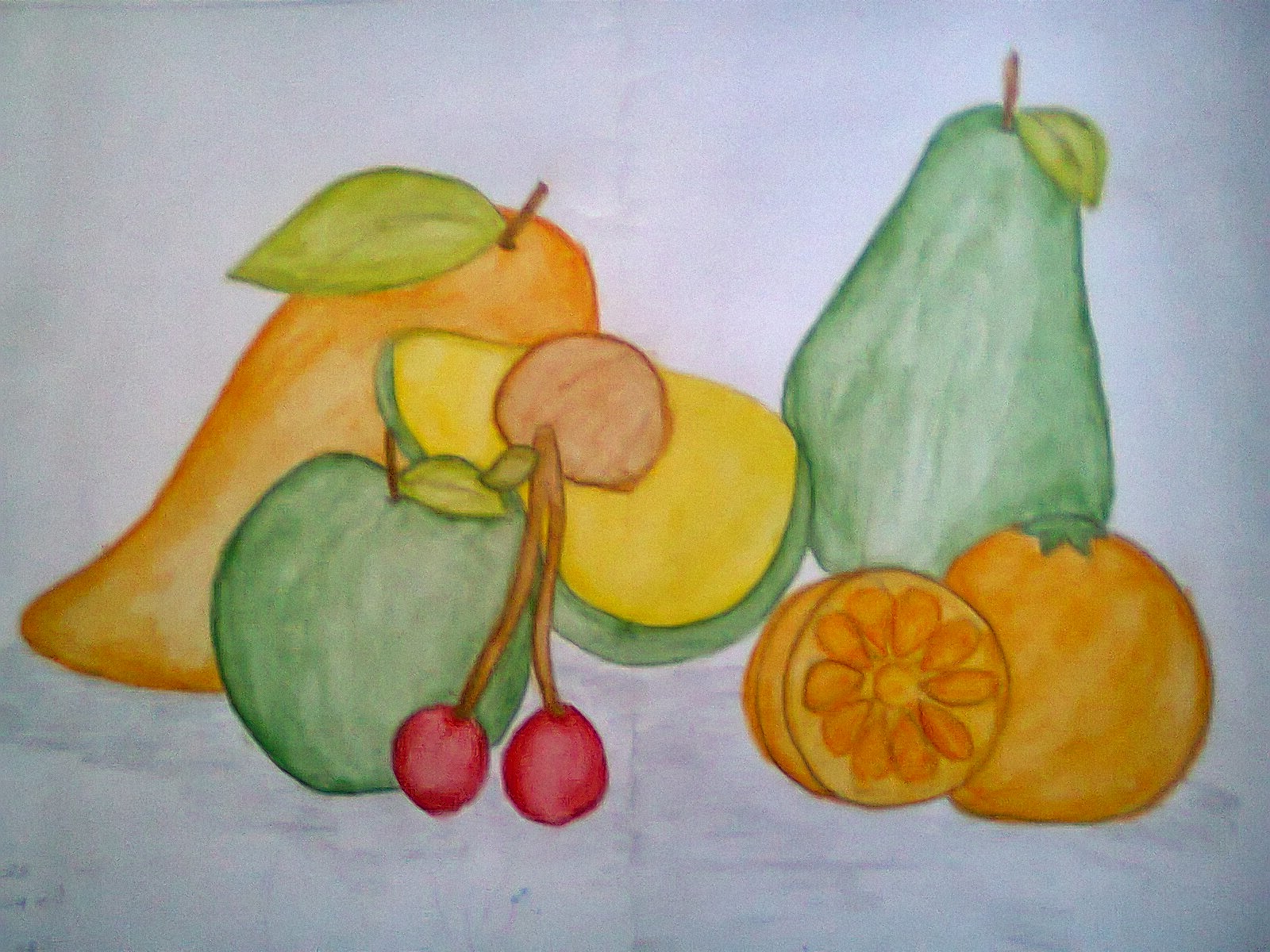  Gambar  Belajar Mewarnai Gambar  Buah  Mangga 1 2 Mudah  