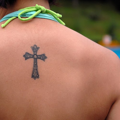 crosses tattoos for girls