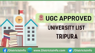 UGC Approved Universities in Tripura
