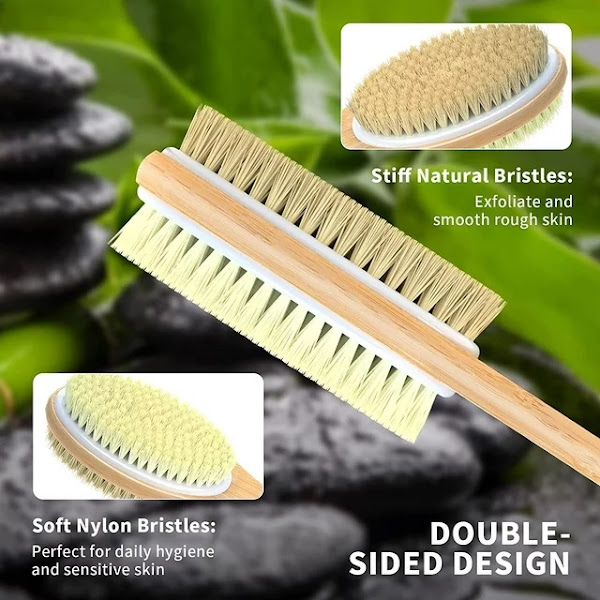 Bamboo Shower Body Exfoliating Brush