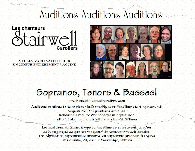 Audition flyer July 2022