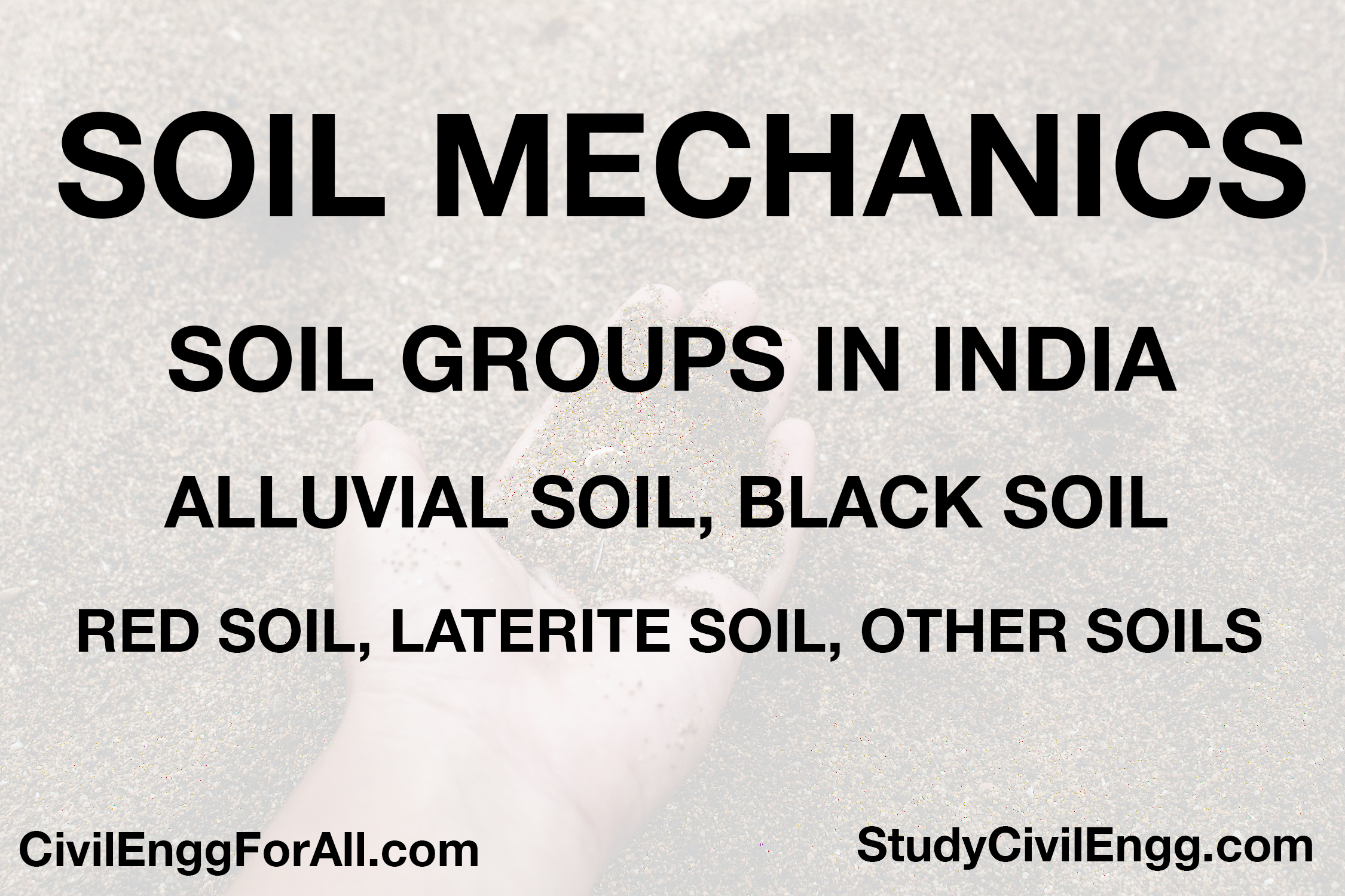 Soil Groups in India - Soil Mechanics - StudyCivilEngg.com