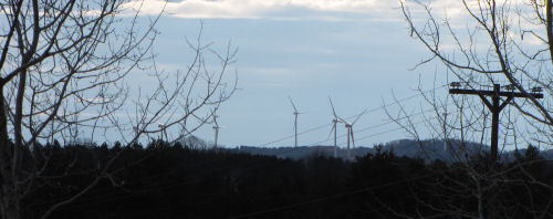 wind turbines