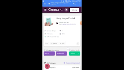 tutorial melihat seluruh jawaban benar di quizizz