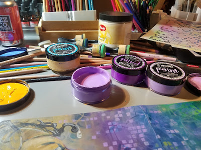 Art Journaling with StencilGirl® Products by Karen P. Johnson