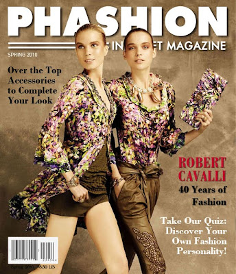 Phashion Internet Magazine cover, by Judy P. Smith