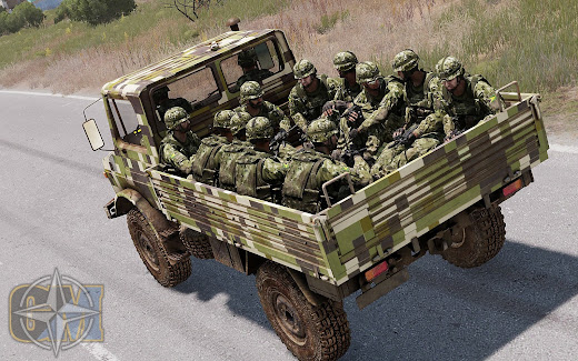 Arma 3 用Global Mobilization MODの品質デモ