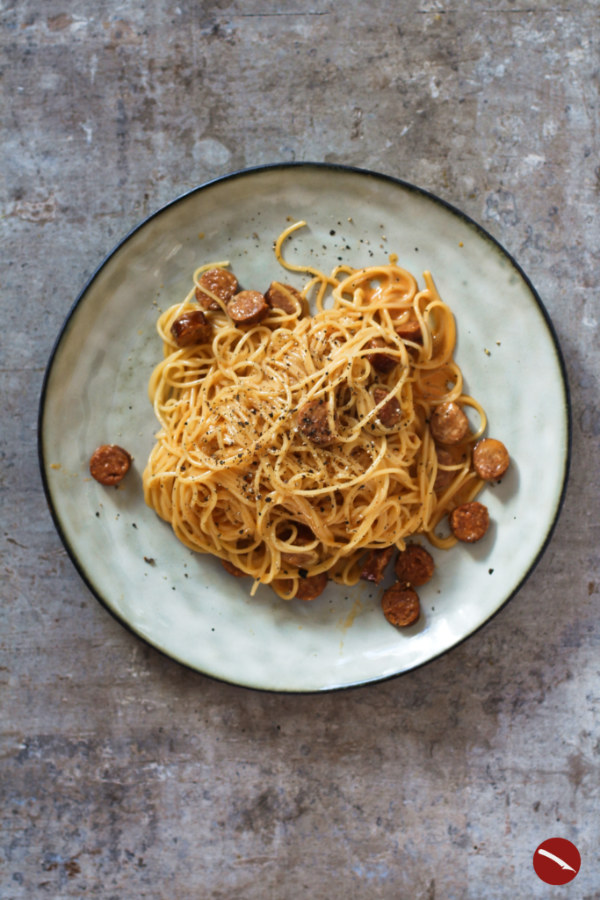 Spaghetti Merguez-Carbonara Da sind sie wieder, die bei euch beliebtesten Rezepte des vergangenen Monats. Zum Nachkochen und selber essen sehr empfohlen! Heute: Rezepte aus dem August