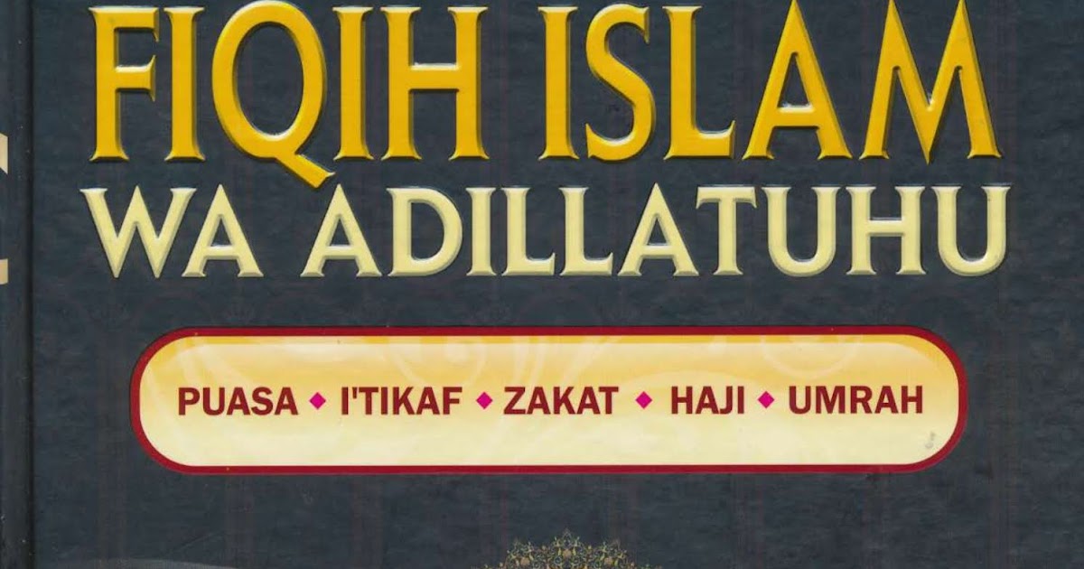 Terjemahan Fiqih Islam Wa Adillatuhu PDF Jilid 3 | Tedi