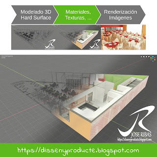 Modelado 3D Hard Surface y Renderización de Imágenes para presentaciones de Productos y Proyectos