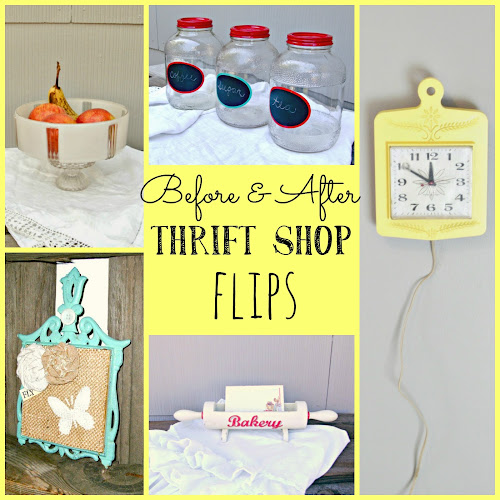 Before and After - Thrift Shop Flips