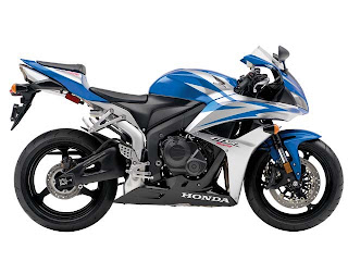 Honda CBR600RR Blue Silver