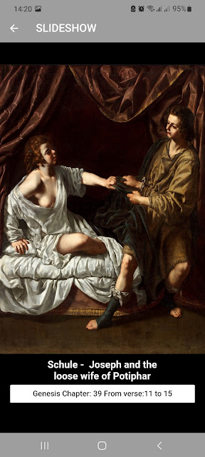 Schule- Joseph and the loose wife of Potiphar