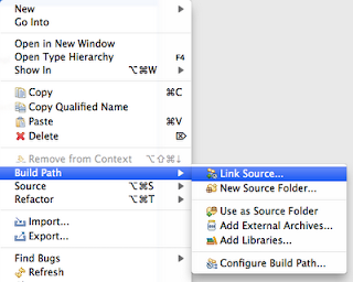 Eclipse - Build Path | Link Source...