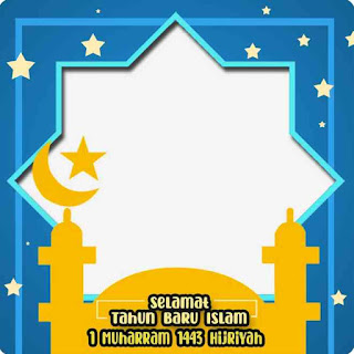 Link Download Design Logo, Stiker, Gambar, Bingkai Foto dan Backrgound Twibbon Tahun Baru Islam 1 Muharram 1443 Hijriah 2021 Keren dan Gratis bertema keluarga, anak, Nu, kemenag Format PNG