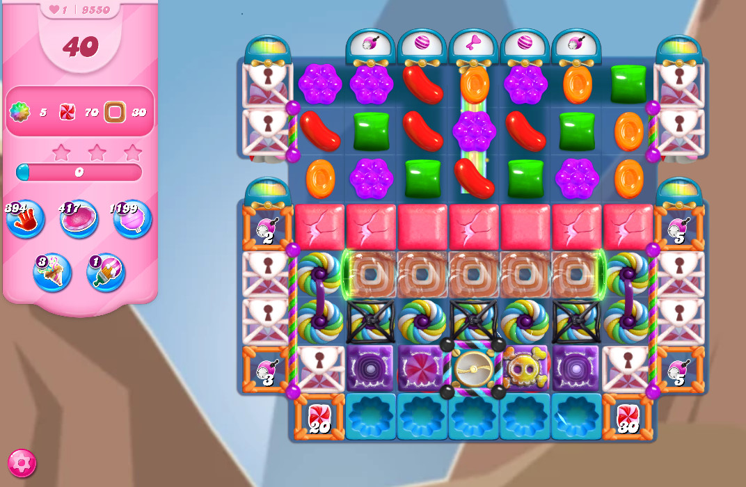 Candy Crush Saga level 9550