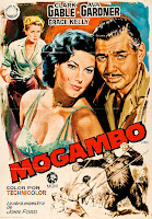 MOGAMBO. Cartel reposición 1970: 70 x 100 cms. España. Arte: Francisco Fernández-Zarza "Jano". Imprenta: Edicolor S.A., Madrid. MOGAMBO. Mogambo. 1953. Estados Unidos. Dirección: John Ford. Reparto: Clark Gable, Ava Gardner, Grace Kelly, Donald Sinden, Eric Pohlmann, Denis O'Dea, Philip Stainton, Laurence Naismith.