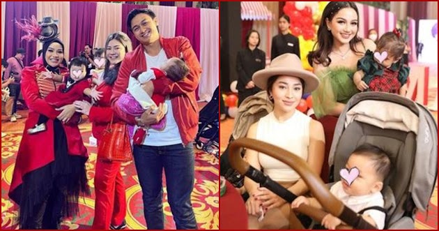 6 Potret Artis dan Anaknya Hadiri Ultah Ameena, Interaksi Para Bayi Bikin Gemas