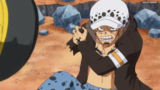 ワンピースアニメ ドレスローザ編 708話 トラファルガー・ロー 右腕 切断 トラ男 Trafalgar Law | ONE PIECE Episode 708