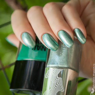 H&M Polish Me Happy + Catrice Greencard to Surreality