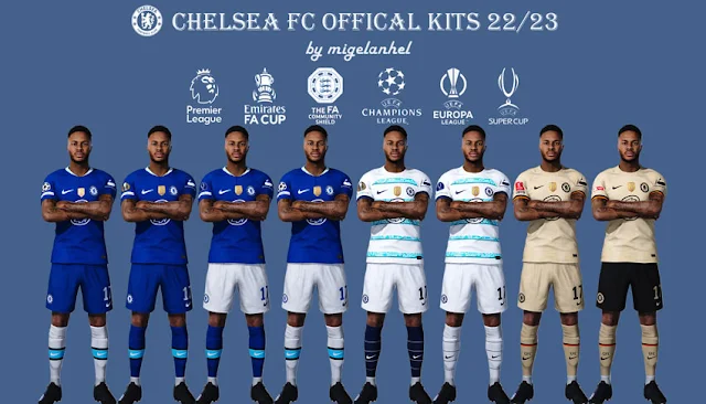 Chelsea FC 2022-2023 Kitpack For eFootball PES 2021