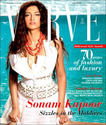 Sonam Kapoor For Verve Magazine Cover