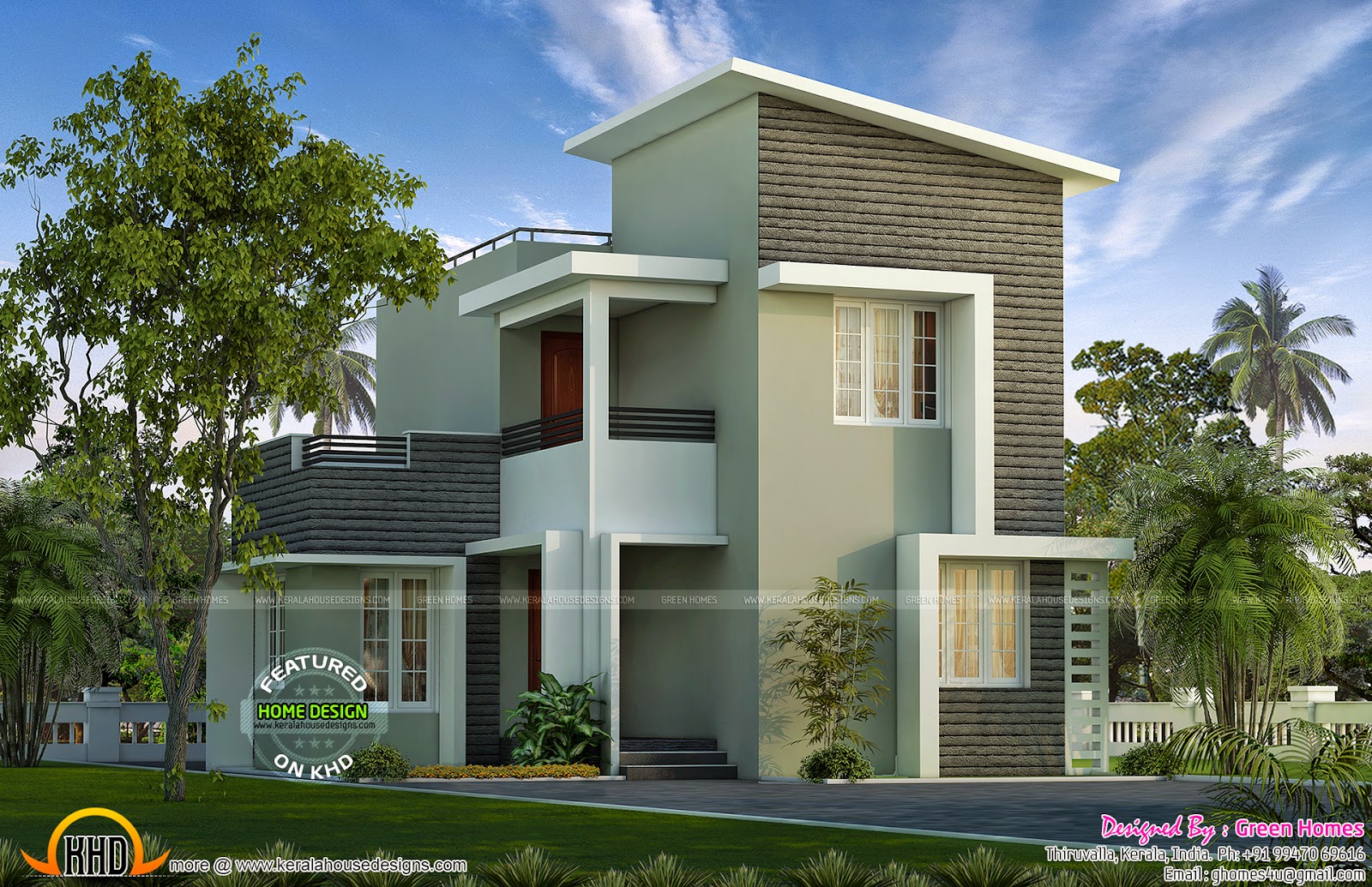 April 2019 Kerala home  design  and floor plans 