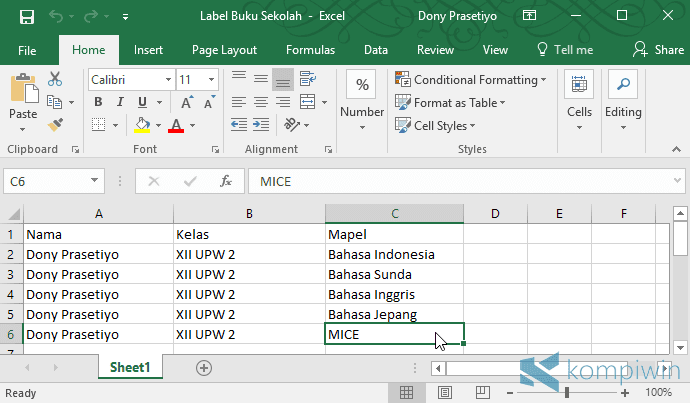  Cara Membuat Label Nama Buku Undangan di Microsoft Word 