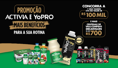 Promoção Activia e YoPRO