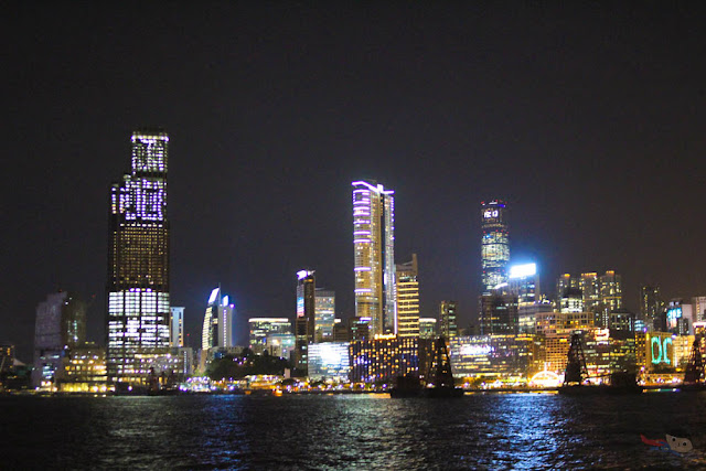 Tsim Sha Tsui at Night, Hong Kong