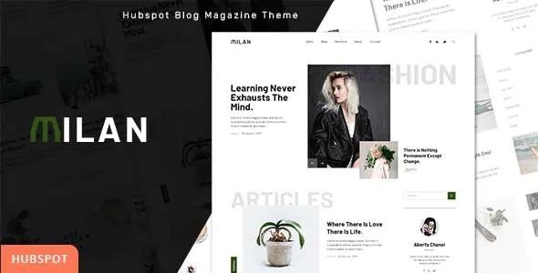 Best Blog and Magazine HubSpot Theme