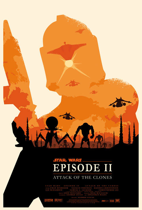 Ollie Boyd's Star Wars Prequel Print Set