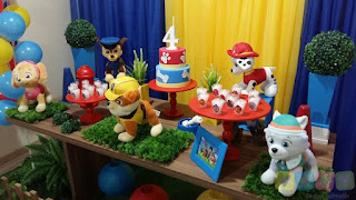 Decoração festa infantil Patrulha Canina