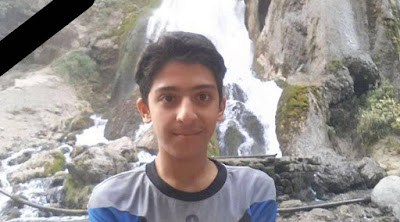  Armin Sadeghi- 13 year was killed in Khomeini shar-Isfehan