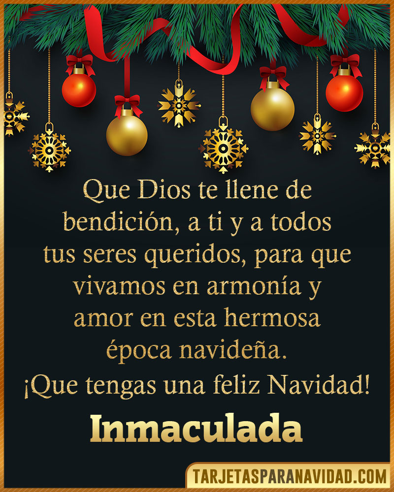 Frases cristianas de Navidad para Inmaculada