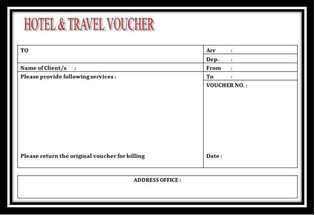 Voucher dan Invoice ~ Travalink Tours Bandung
