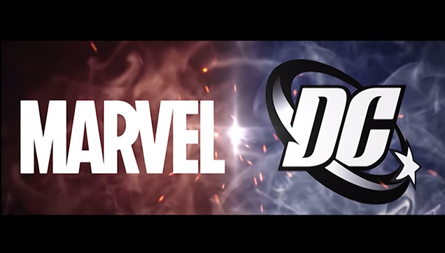 Marvel and DC Logos